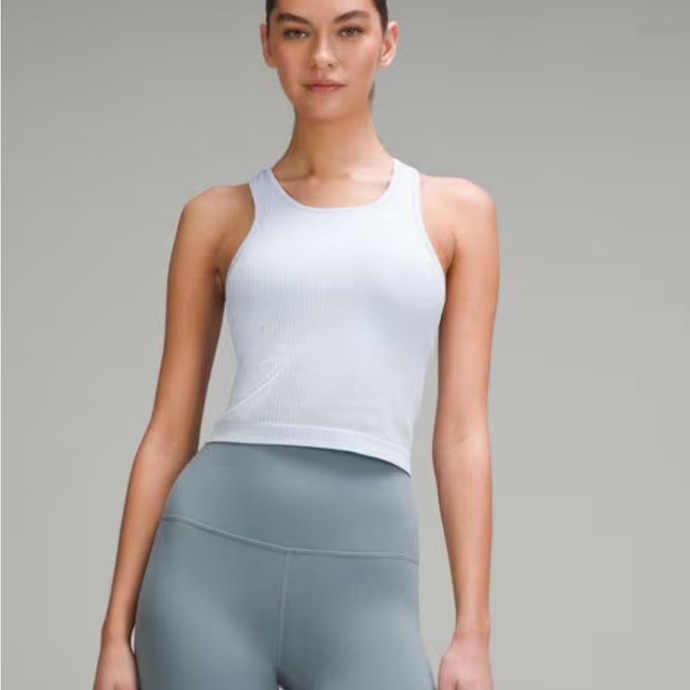 Lululemon Peloton Ebb to Street Cropped Racerback Tank Top
